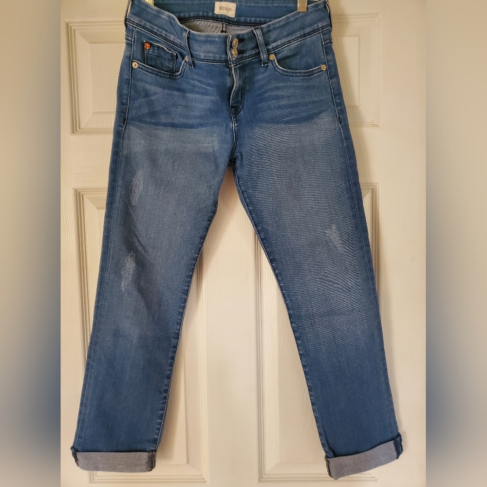 HUDSON Ginny Straight Ankle W/cuff Jeans Size 29